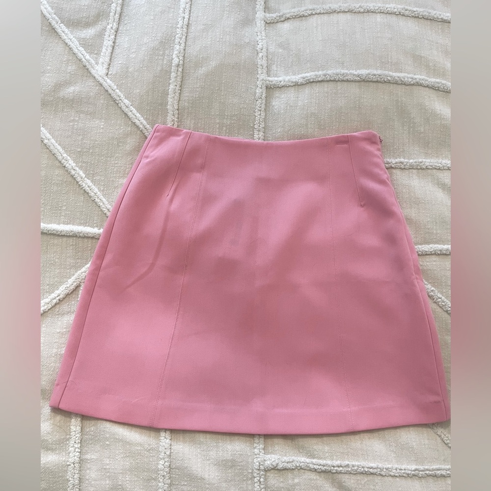 Dynamite Pink Mini Skirt